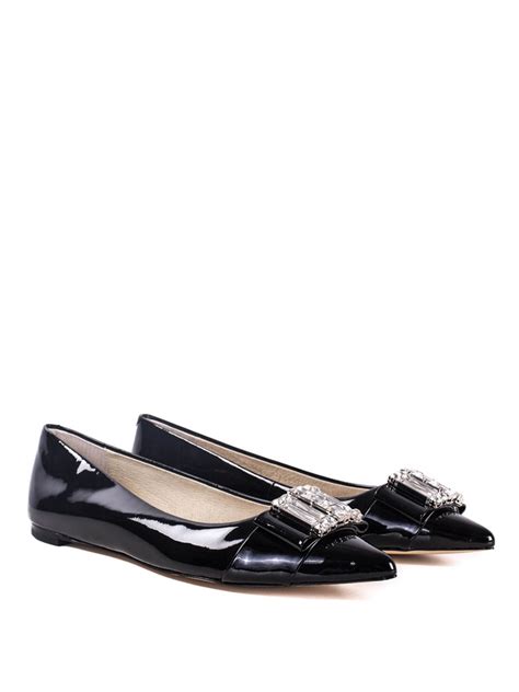 brick color flat shoes michael kors|Michael Kors genuine leather flats.